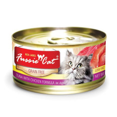 Fussie Cat Red Label Tuna with Chicken (紅鑽吞拿魚+ 雞肉) 80g